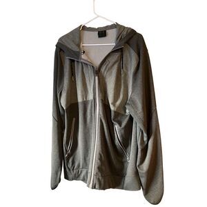 Oakley Full Zip Gray LtWt Hooded Jacket XXL